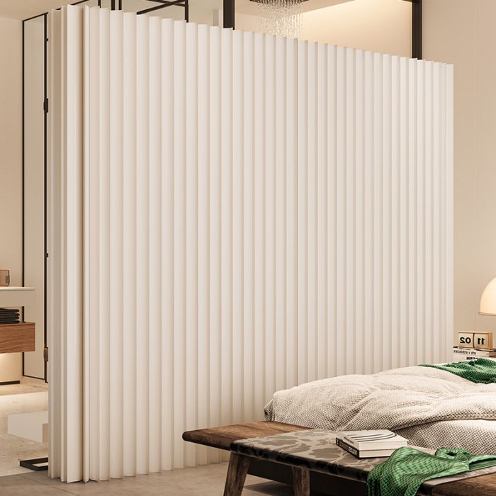 Folding Paper Room Divider, Portable Lightweight Partition Screen for Home, Office and Exhibition