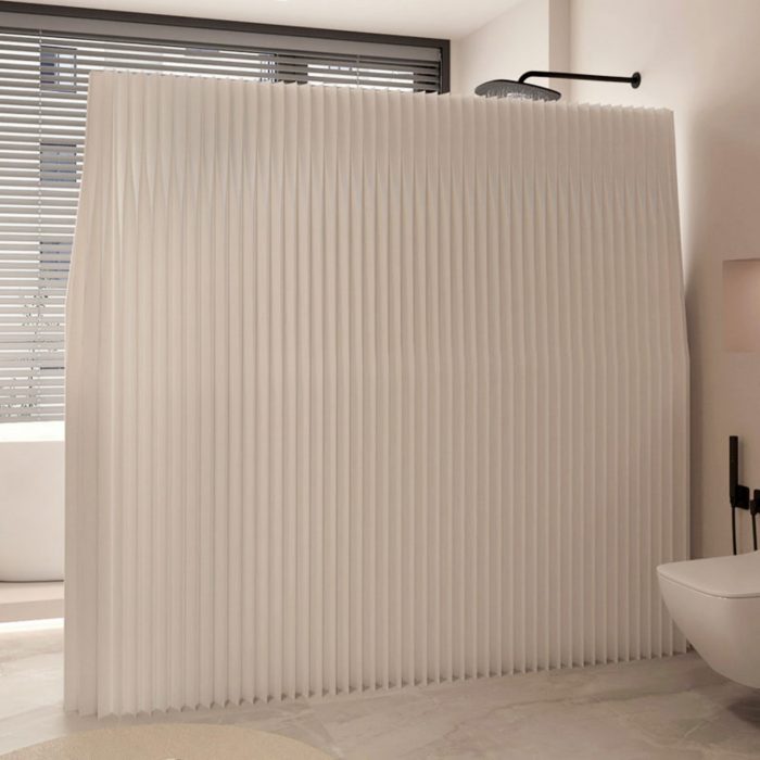 Foldable Paper Room Divider, No Drill Freestanding Decorative Partition Screen, Stylish Accent Feature Wall for Home & Commercial Space