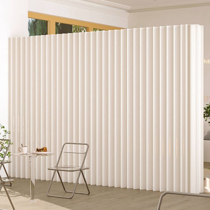 Folding Paper Room Divider, Portable Lightweight Partition Screen for Home, Office and Exhibition