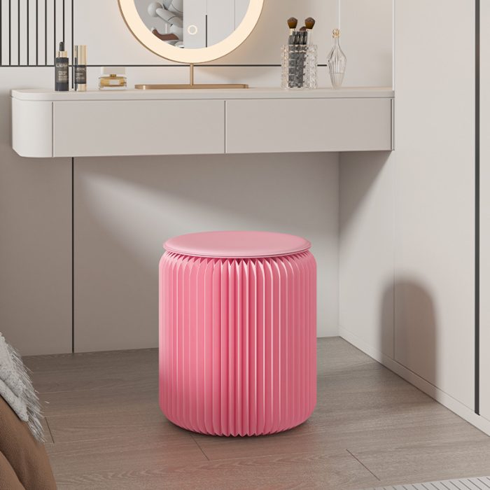 Colorful Stylish Simple Foldable Paper Stool, Portable Multifunctional Single Seat, No Assembly Required