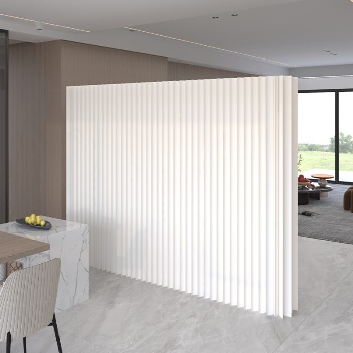 Folding Paper Room Divider, Portable Lightweight Partition Screen for Home, Office and Exhibition