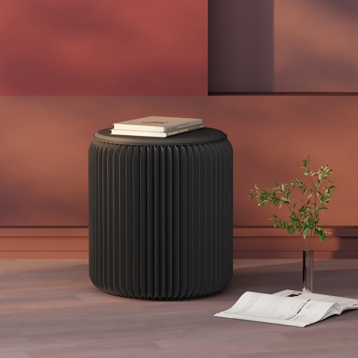 Colorful Stylish Simple Foldable Paper Stool, Portable Multifunctional Single Seat, No Assembly Required