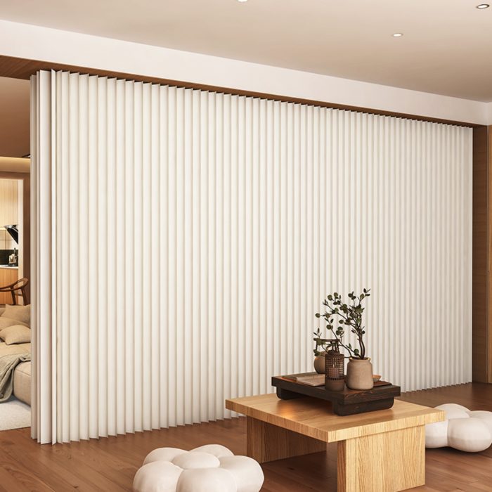Folding Paper Room Divider, Portable Lightweight Partition Screen for Home, Office and Exhibition