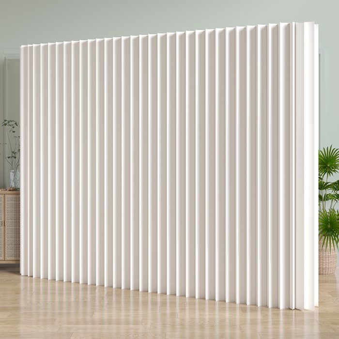 Folding Paper Room Divider, Portable Lightweight Partition Screen for Home, Office and Exhibition