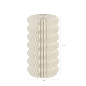 Foldable Fish Scale Paper Display Stand, Freestanding Product Showcase, Tool-Free No Drill Exhibition Counter