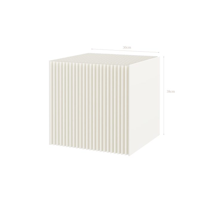 Folding Paper Display Pedestal, Honeycomb Paper Column Display Stand, Retail Window Product Riser for Bag, Jewelry, Clothing Exhibition