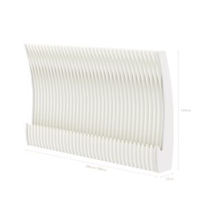 Crescent Shaped Folding Display Wall, Freestanding Room Divider Privacy Screen for Home Office Bedroom
