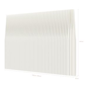 Foldable Paper Room Divider, No Drill Freestanding Decorative Partition Screen, Stylish Accent Feature Wall for Home & Commercial Space