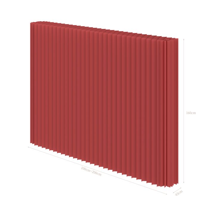 Folding Paper Room Divider, Portable Lightweight Partition Screen for Home, Office and Exhibition