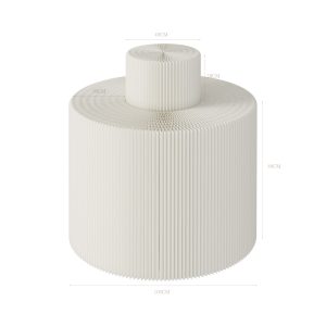 Collapsible Paper Round Display Stand, Freestanding Tiered Cylinder Display Riser for Retail, Boutique & Event Styling