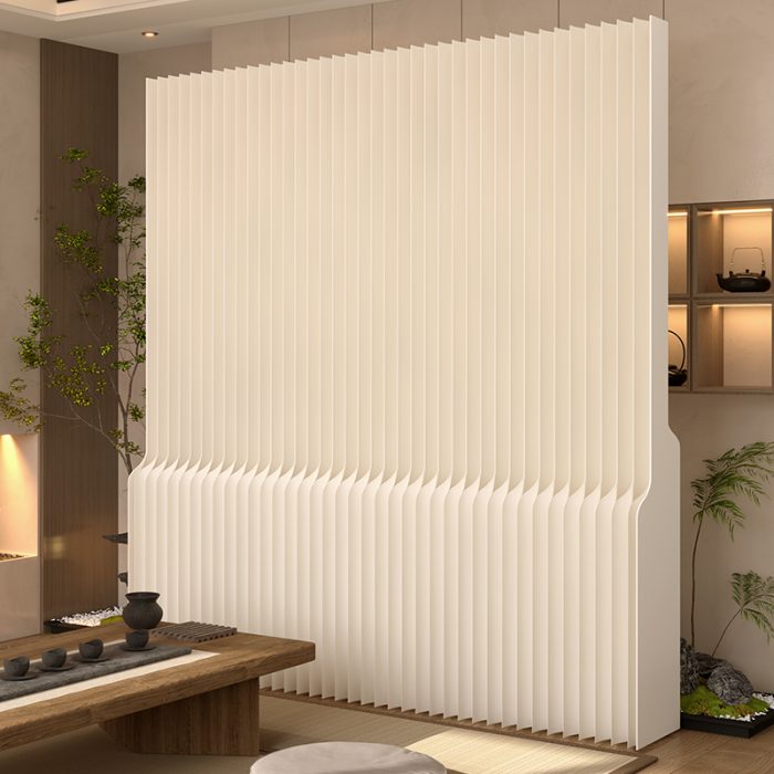No‑Drill Foldable Paper Divider Screen, Freestanding Decor Background Wall for Home, Studio & Event Decor