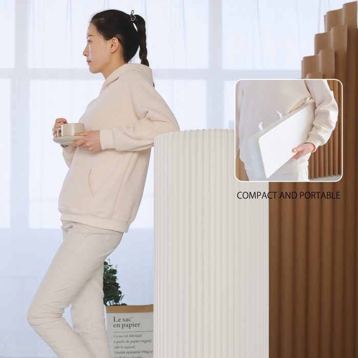 Cylinder Stands for Party 5Pcs Round Pedestal Stand Foldable Cardboard Columns Cylinder Tables for Parties Baby Shower Birthday Wedding Pillars Display Decoration (White,5PCS)
