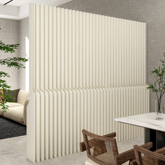 No‑Drill Foldable Paper Divider Screen, Freestanding Decor Background Wall for Home, Studio & Event Decor